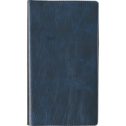 Custom Executive Vinyl Weekly Pocket Planner - Midnight Blue Custom Executive Vinyl Weekly Pocket Planner - Midnight Blue