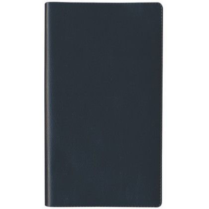 Custom Castillion Softtouch Vinyl Cover Weekly Pocket Planner - Navy Blue