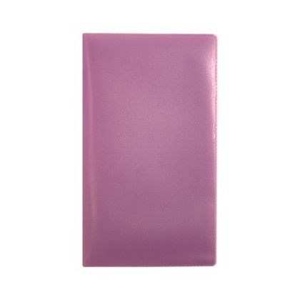 Custom Translucent Vinyl Weekly Pocket Planner - Translucent Purple Custom Translucent Vinyl Weekly Pocket Planner - Translucent Purple