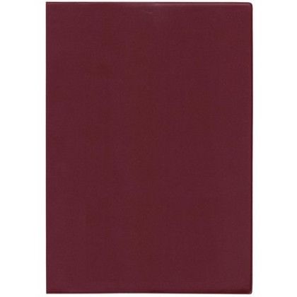 Custom 7 x 10 Standard Vinyl Cover Weekly Planner - Maroon Red