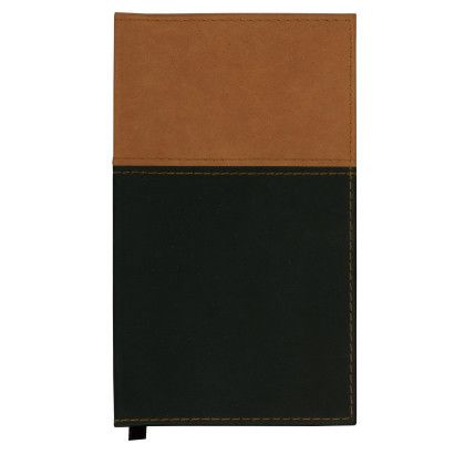 Custom Mystic Series Soft Cover 2 Tone Vinyl Address Book - Tan/Black Custom Mystic Series Soft Cover 2 Tone Vinyl Address Book - Tan/Black