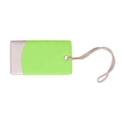 Custom Bright Spot Luggage Tag - Lime Green Custom Bright Spot Luggage Tag - Lime Green