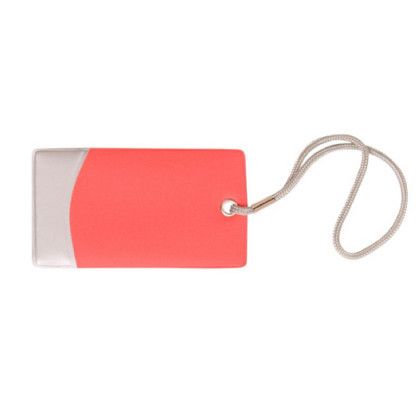 Custom Bright Spot Luggage Tag - Red Custom Bright Spot Luggage Tag - Red