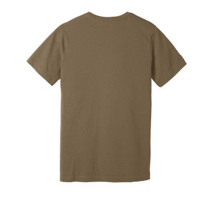 Custom Bella+Canvas Unisex Jersey Short Sleeve Tee - 1 Piece - Vintage Brown Back View Custom Bella+Canvas Unisex Jersey Short Sleeve Tee - 1 Piece - Vintage Brown Back View