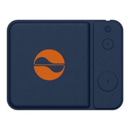 Custom Fusion 3 in 1 Wireless Charging Mousepad - Navy Blue Custom Fusion 3 in 1 Wireless Charging Mousepad - Navy Blue