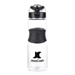 Custom Voxel Tritan Bottle with Locking Handle Lid - 24 oz - Black Custom Voxel Tritan Bottle with Locking Handle Lid - 24 oz - Black