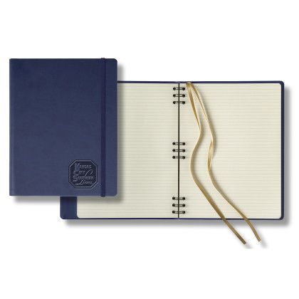 Custom Castelli Tucson Hybrid Grande Lined Ivory Page Journal - Royal Blue Custom Castelli Tucson Hybrid Grande Lined Ivory Page Journal - Royal Blue