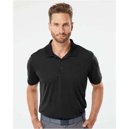 Custom Adidas Mens Performance Polo - 1 Piece - Black Custom Adidas Mens Performance Polo - 1 Piece - Black