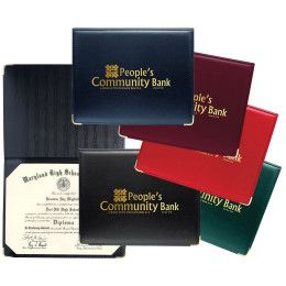Custom Premium Heat-Sealed Diploma Holder - Portrait - All color Custom Premium Heat-Sealed Diploma Holder - Portrait - All color