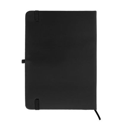 Custom Sensory Touch Notebook - Black Back View Custom Sensory Touch Notebook - Black Back View