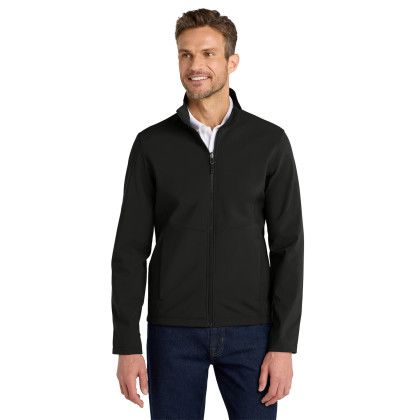 Custom Mens Collective Soft Shell Jacket - 1 Piece - Deep Black Custom Mens Collective Soft Shell Jacket - 1 Piece - Deep Black