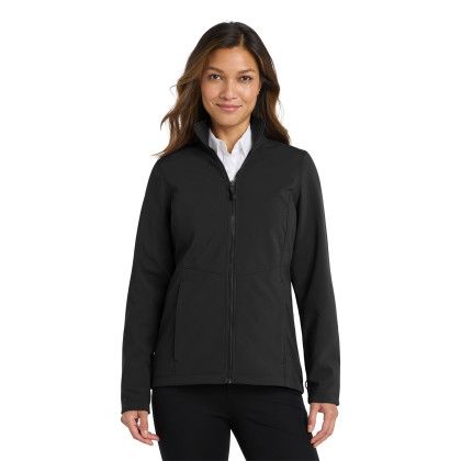 Custom Ladies Collective Soft Shell Jacket - 1 Piece - Deep Black Custom Ladies Collective Soft Shell Jacket - 1 Piece - Deep Black