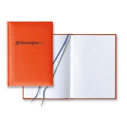 Custom Castelli Tucson Slim Grande Lined White Page Journal - Orange Custom Castelli Tucson Slim Grande Lined White Page Journal - Orange