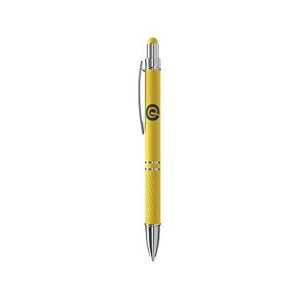 Custom Ava Ballpoint Stylus Pen - Yellow Custom Ava Ballpoint Stylus Pen - Yellow