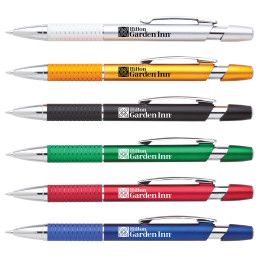 Custom Hollywood Retractable Metallic Pen - All Colors