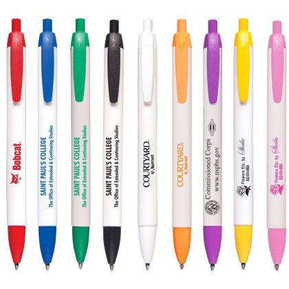 Custom The Delancey Pen w/ White Barrel - All Colors Custom The Delancey Pen w/ White Barrel - All Colors