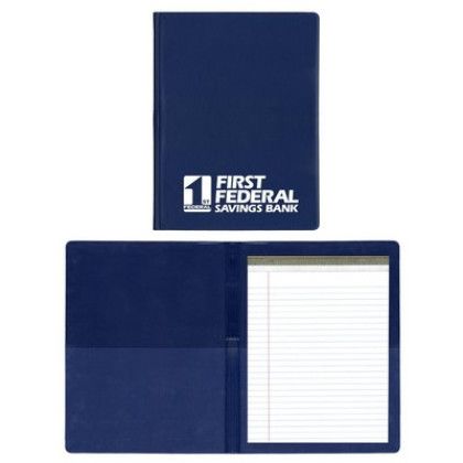 Custom Presentation Folder with Pad - Royal Blue Custom Presentation Folder with Pad - Royal Blue