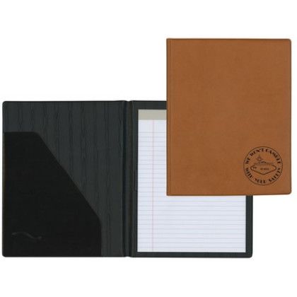 Custom Budget Sealed Edge Padfolio - Tan Custom Budget Sealed Edge Padfolio - Tan