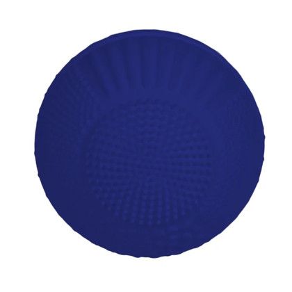 Custom SensoryEase Silicone Stress Relief Ball - Blue Back View Custom SensoryEase Silicone Stress Relief Ball - Blue Back View