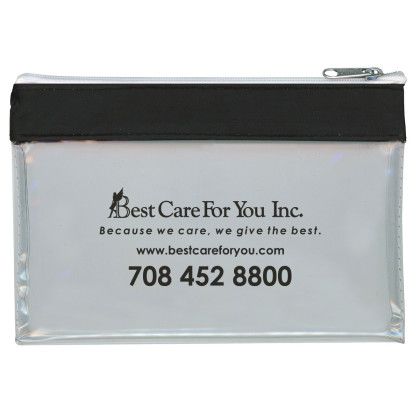 Custom The Pearl Tote Cosmetic Bag - Black