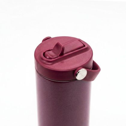 Custom Magic Touch 20.3 oz Recycled Stainless Steel Bottle - Berry Blossom Cap View Custom Magic Touch 20.3 oz Recycled Stainless Steel Bottle - Berry Blossom Cap View