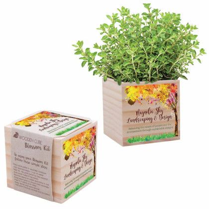 Custom Wooden Cube Blossom Kit - Full Color Custom Wooden Cube Blossom Kit - Full Color