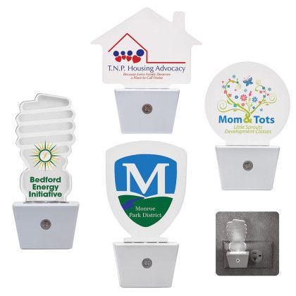 Custom White LED Nightlight - Full Color