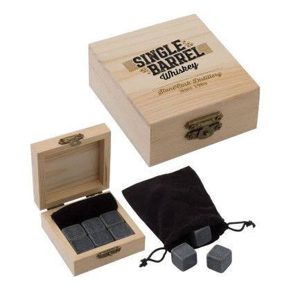 Custom Whiskey Stone Set - Full Color Custom Whiskey Stone Set - Full Color