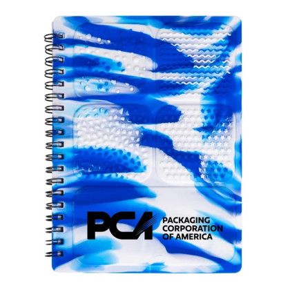 Custom SenseWrite Sensory Notebook - Blue Swirl Custom SenseWrite Sensory Notebook - Blue Swirl