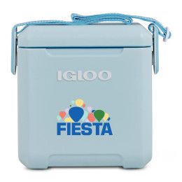 Custom Igloo Tag Along Too Cooler - Powder Blue