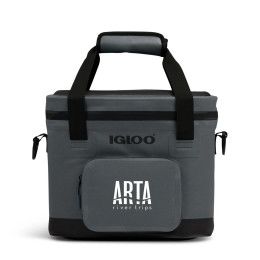 Custom Igloo Trailmate 18 Can Cooler - Carbonite