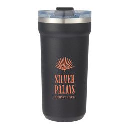 Custom Catone 20 oz Recycled Vacuum Tumbler with Slider Lid - Black Custom Catone 20 oz Recycled Vacuum Tumbler with Slider Lid - Black