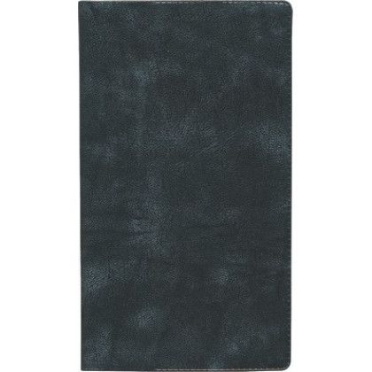 Custom Executive Vinyl Weekly Pocket Planner - Charcoal Gray Custom Executive Vinyl Weekly Pocket Planner - Charcoal Gray