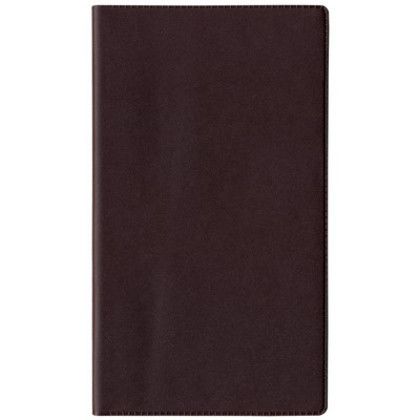 Custom Standard Vinyl Monthly Pocket Planner - Brown Custom Standard Vinyl Monthly Pocket Planner - Brown