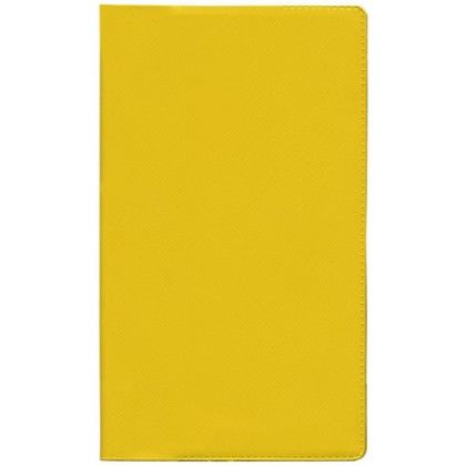 Custom Standard Vinyl Cover Weekly Pocket Planner - Yellow Custom Standard Vinyl Cover Weekly Pocket Planner - Yellow