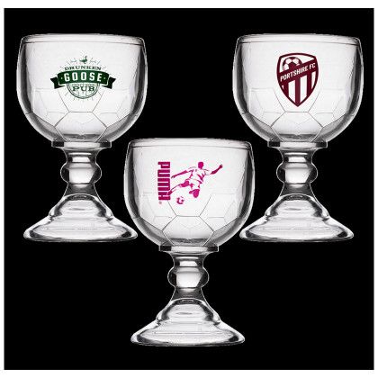 Custom 21 oz Libbey Soccer Chalice - Clear Custom 21 oz Libbey Soccer Chalice - Clear