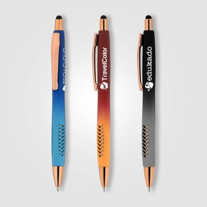 Custom Avalon Ombre Softy Rose Gold Pen w/ Stylus