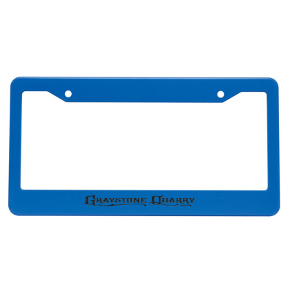 Custom License Plate Frame - Royal Blue Custom License Plate Frame - Royal Blue