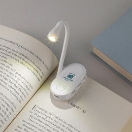 Custom Pixie Rechargeable Book Light - White Custom Pixie Rechargeable Book Light - White