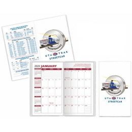 Custom Monthly Full Color Digital Pocket Planner (2 Color Insert)