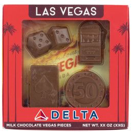 Custom 2 oz Chocolate Las Vegas Gift Box Custom 2 oz Chocolate Las Vegas Gift Box
