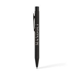 Custom Buzz Recycled Aluminum Ballpoint Pen - Black Custom Buzz Recycled Aluminum Ballpoint Pen - Black