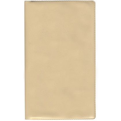 Custom Standard Vinyl Weekly Pocket Planner without Map - Bone Custom Standard Vinyl Weekly Pocket Planner without Map - Bone
