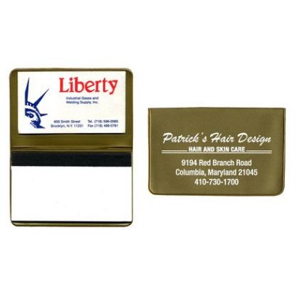Custom Pocket Jot-a-Memo - Gold