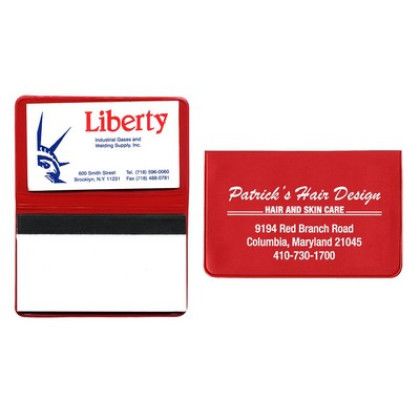 Custom Pocket Jot-a-Memo - Red