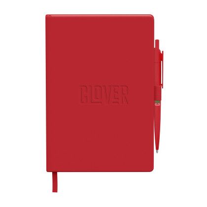 Custom Neoskin Hard Cover Journal Combo 8.43 x 5.63 - Red Custom Neoskin Hard Cover Journal Combo 8.43 x 5.63 - Red