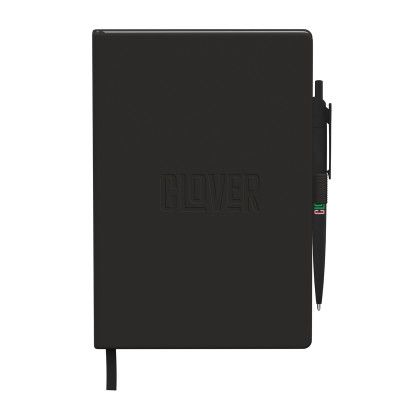 Custom Neoskin Hard Cover Journal Combo 8.43 x 5.63 - Black Custom Neoskin Hard Cover Journal Combo 8.43 x 5.63 - Black