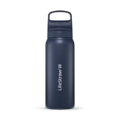 Custom LifeStraw Go Series Bottle - 24 oz (Stainless) - Aegean 