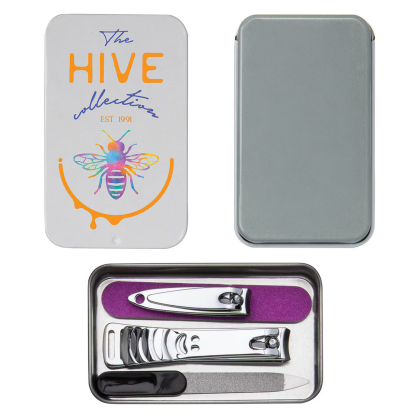 Custom On The Go Manicure Kit - Full Color - Gray Custom On The Go Manicure Kit - Full Color - Gray