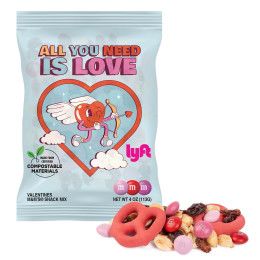Custom 4 oz ECO-Digibag, Valentines M&M Snack mix Custom 4 oz ECO-Digibag, Valentines M&M Snack mix